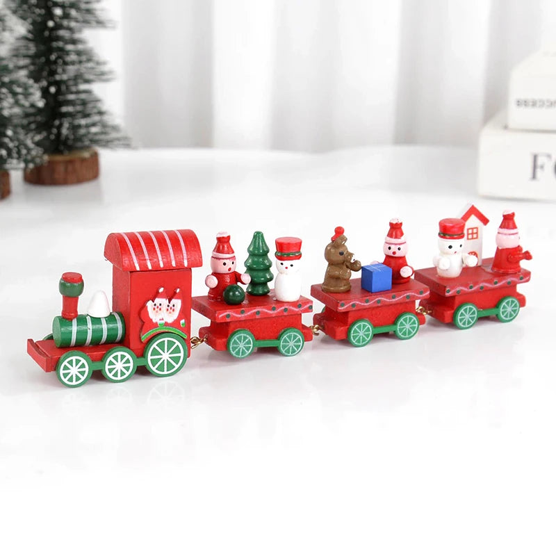 Christmas Wooden Train