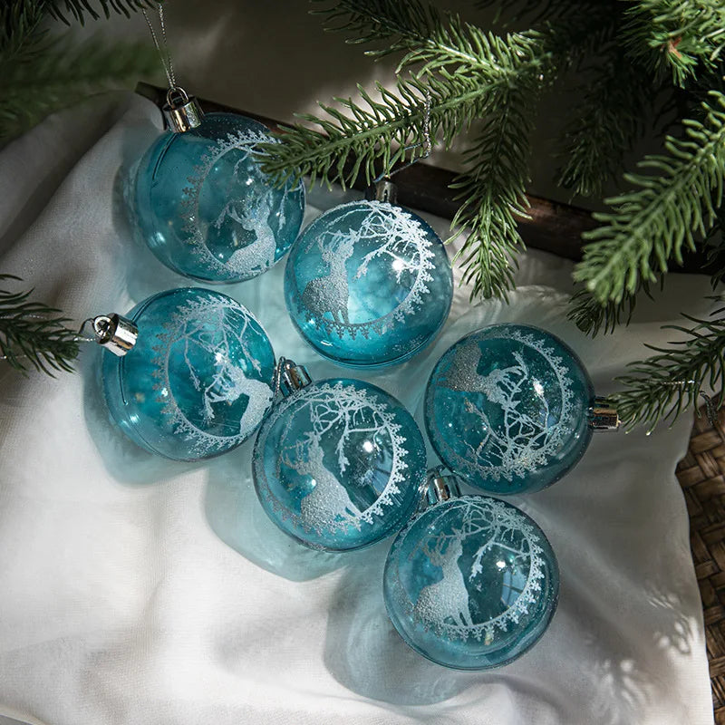 Transparent Snow Christmas Balls