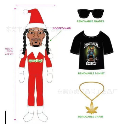 Snoop Dogg Christmas Elf Doll Funny Christmas Stuff