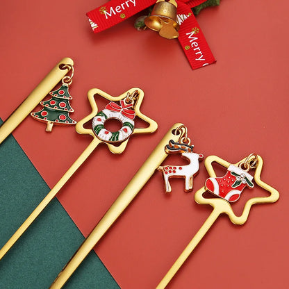 Christmas Coffee Spoons Set