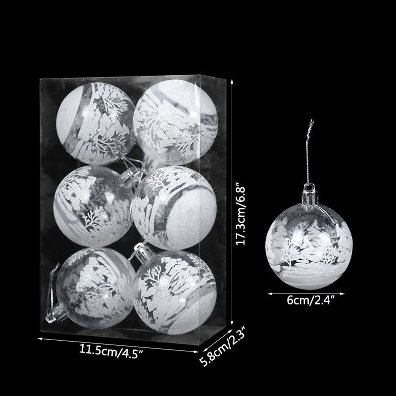 Transparent Snow Christmas Balls