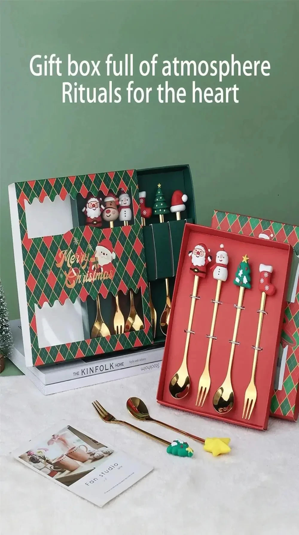 Christmas Spoon and Fork Set